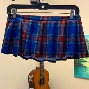 Plaid Mini Skirt